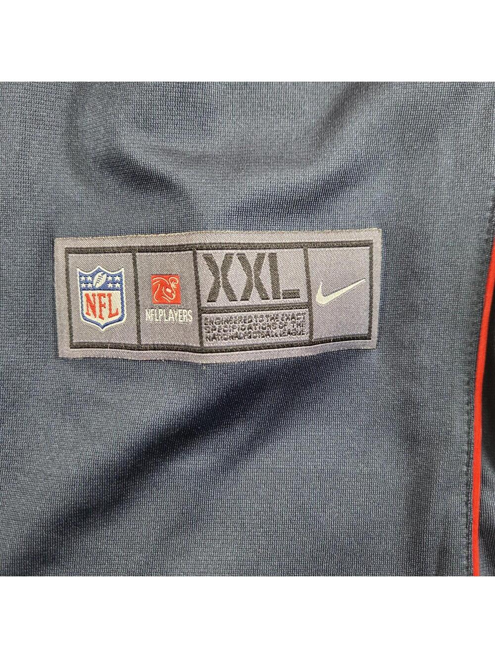 New England Patriots Jersey Mens 2XL Blue NFL Football Tom Brady 12 Nike - Picture 2 of 16